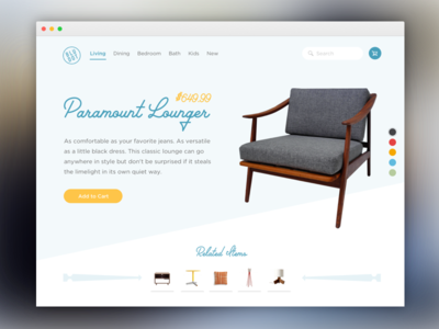 Daily UI - Ecommerce Page