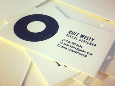 Letterpress Card