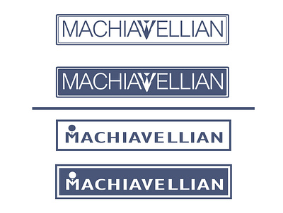 Machiavellian logo design logo logo design logotype