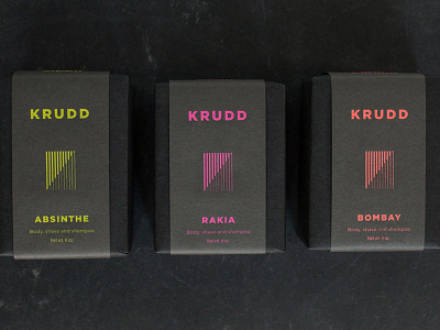 KRUDD label packaging soap