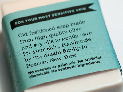 Lye Soap Back Label