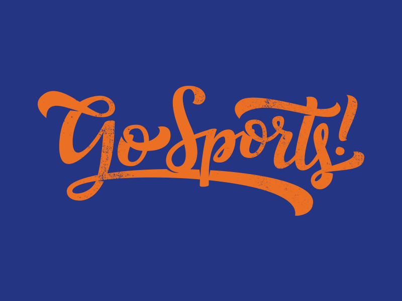 Go Sports! edmonton gif hockey ice hockey jersey lettering oilers script sports team type typography