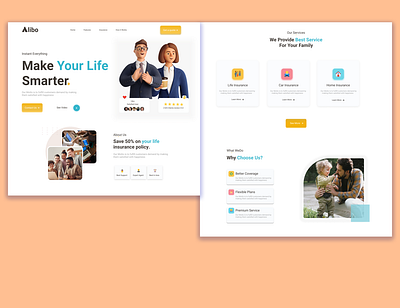 Landing Page designer landing page ui ux web design