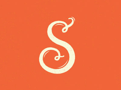 S hand lettering initial lettering s