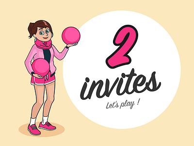 2 invites dribbble dribbble invitation invite invites player