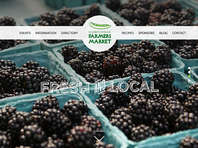 Farmers Market Responsive Website farmers market fresh responsive