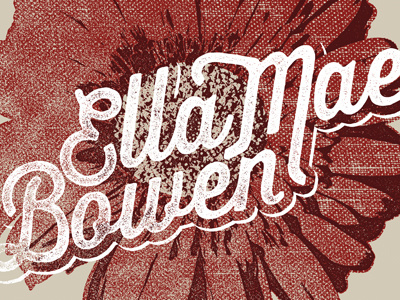Ella Mae Flower apparel ella mae bowen flower merch typography