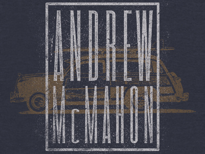 Andrew McMahon - Woodie andrew mcmahon apparel band merch woodie