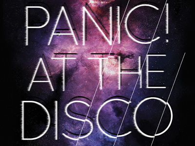 Panic! at the Disco - Galaxy apparel band galaxy merch panic at the disco stars