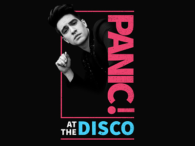 Panic! at the Disco - Wonder apparel band merch panic at the disco typography
