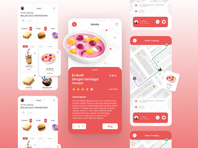 Food Delivery App app design ui web website