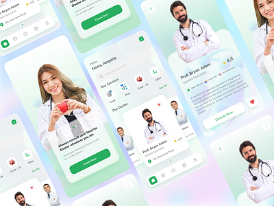 Mobile App - Doctor Consult app mobile app ui web website