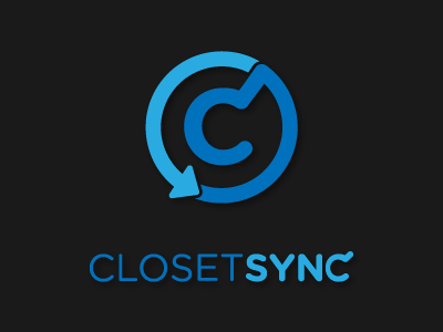 ClosetSync Logo Design app design branding logo design