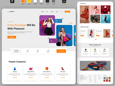 E-commerce Landing Page