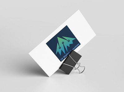 LV Digital Mountain branding design icon illustrator logo logovue minimal typography