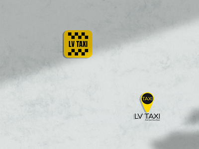 LV Taxi branding design icon illustrator logo logovue minimal typography