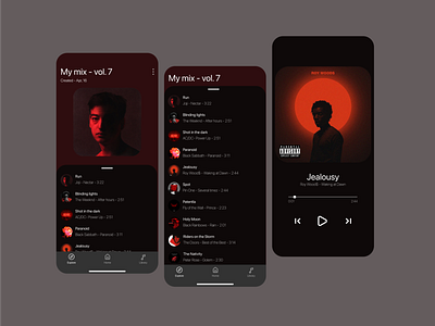 Music app concept