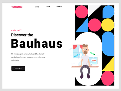 Bauhas App 3d animation branding graphic design logo motion graphics ui