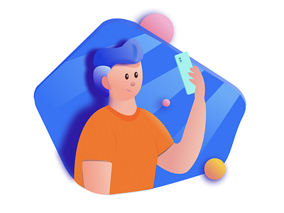 Lets take a selfie :) 3d animation branding design dribbble graphic design illustration logo motion graphics ui