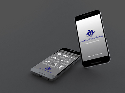 iPhone App branding business digital design physiotherapy