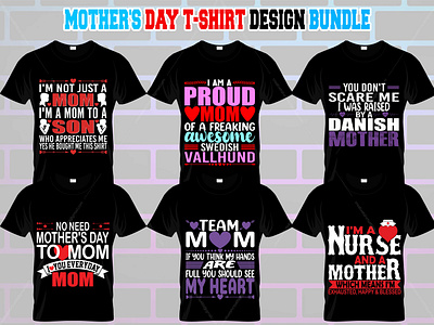 Mother's Day T-Shirt Design Bundle