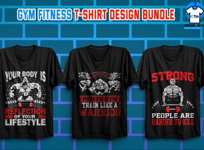 GYM FITNESS T-SHIRT DESIGN BUNDLE best t shirt design design fitness gym gym t shirt nurse t shirt design typography