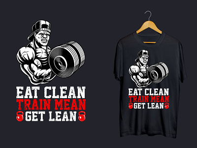 Gym T-Shirt Design best t shirt design bundle design graphic design gym gym t shirt design typography