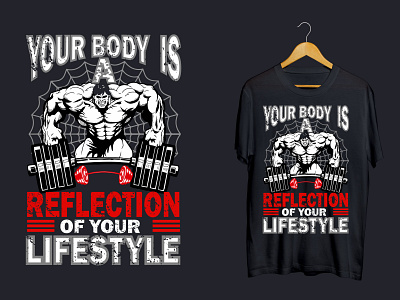 Gym T-Shirt Design best t shirt design bundle design graphic design gym gym t shirt design typography