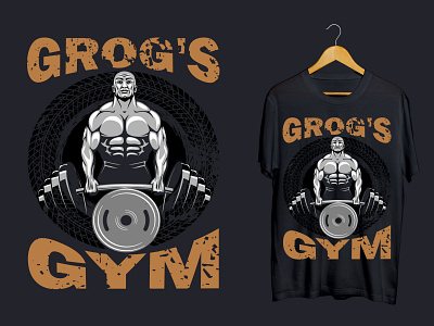 Gym T-Shirt Design best t shirt design bundle design graphic design gym gym t shirt design typography