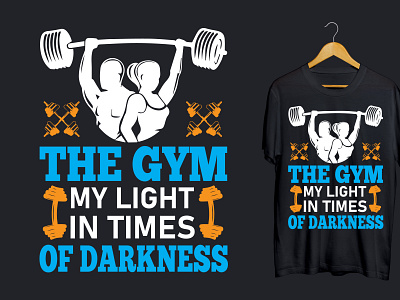 Gym T-Shirt Design best t shirt design bundle design graphic design gym gym t shirt design typography