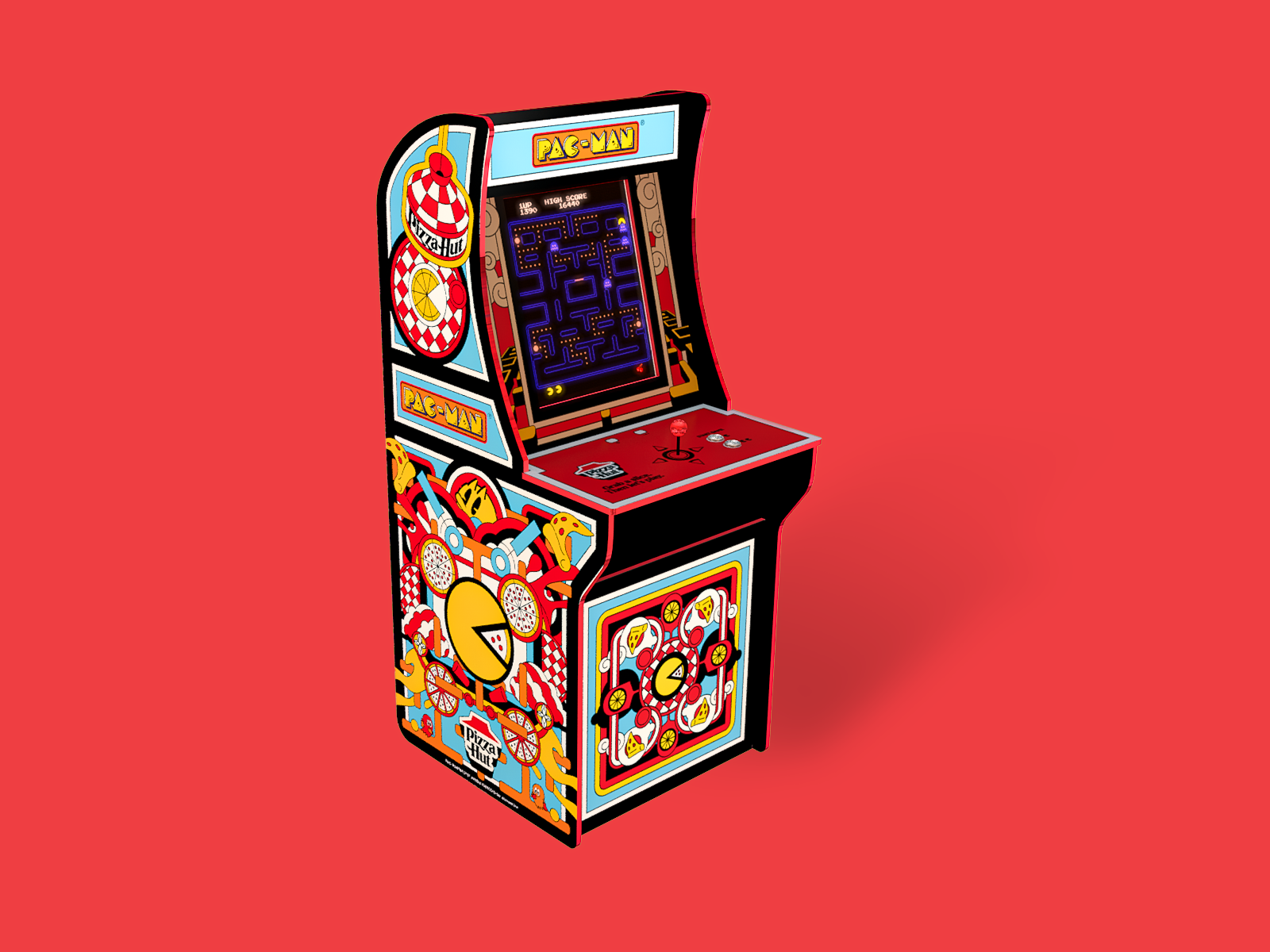 pizza hut arcade pac man