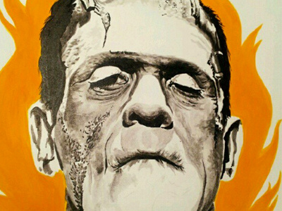 Frankenstein's Monster frankenstein illustration monsters