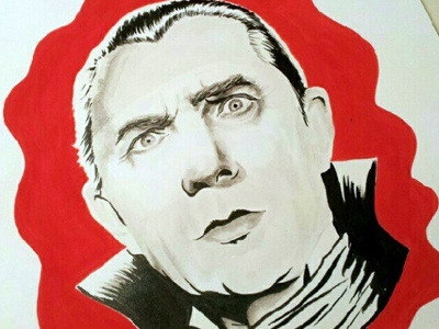 Dracula WIP bela lugosi vampire dracula drawing illustration universal monsters