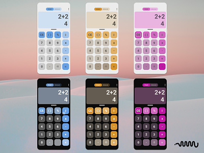 Simple calculator design design ui ux