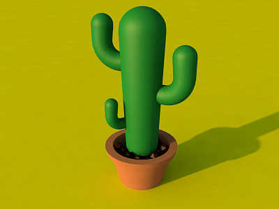 Cactus 3d animation c4d cactus cinema 4d illustration motion design smooth sweet