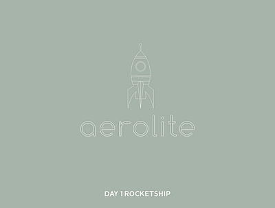 Daily logo challenge 1/50 - rocketship adobe illustrator dailylogochallenge dailylogochallengeday1 linework logodesign minimal rocketship rocketshiplogo vector
