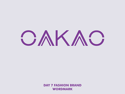 Daily logo challenge 7/50 -  fashion brand -  wordmark