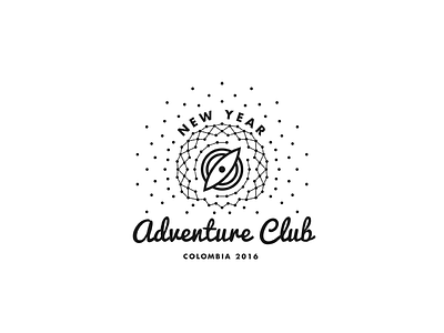 New Year Adventure Club adventure brand colombia compass logo new year