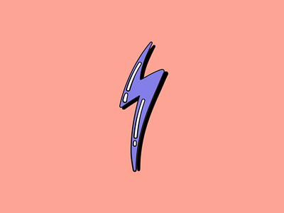 Bolt bolt gloss icon lightning line art logo