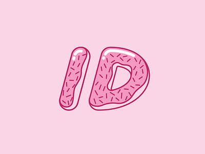 Industrial Design Donut alphabet d donut i icon id industrial design letter logo t shirt