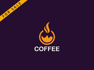 Coffee cup vector logo design template. Vector coffee shop label