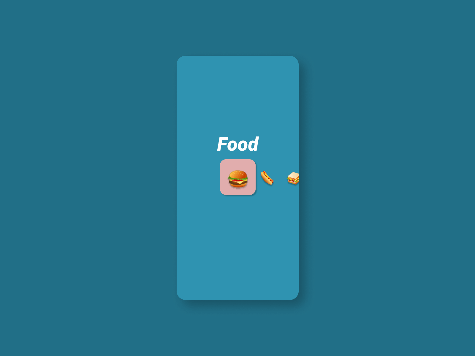 Food animated gif design icon ui