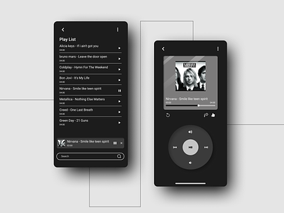 app music app design ui ux