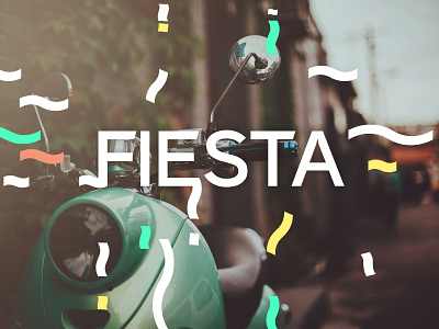 ~ Fiesta ~ blur confetti dof party type