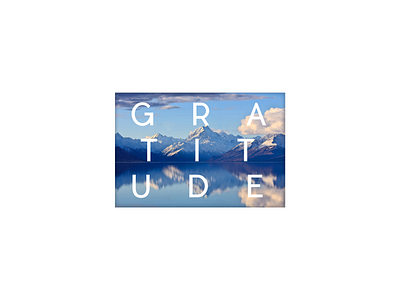 Gratitude