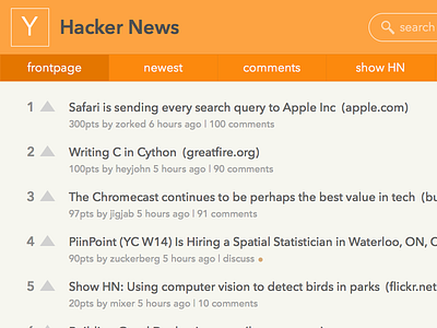 Hacker News Redesign