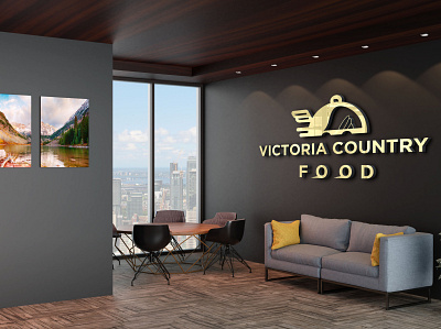 VICTORIA COUNTRY FOOD logo branding design graphic design illustration logo