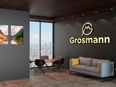 Grosmann logo branding design graphic design illustration logo