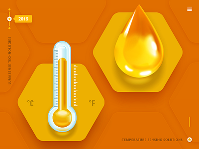 Temperature icons for website