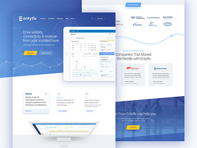 Entytle Website aftermarket data logo webdesign website